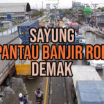 live streaming cek pantau banjir rob sayung demak